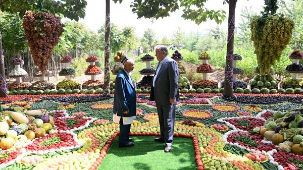 Эмомали Рахмон ознакомился с деятельностью фермеров города Турсунзаде - Sputnik Таджикистан