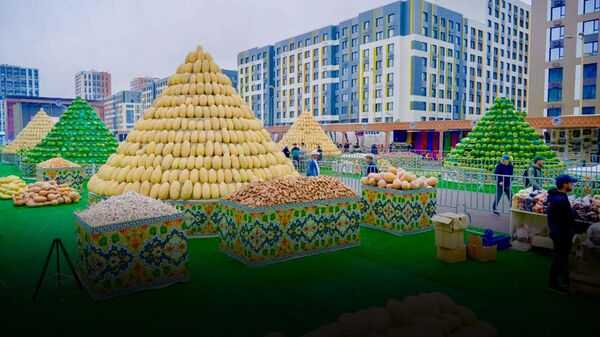 Дар Остона намоишгоҳи маҳсулот ва таомҳои миллии Тоҷикистон чӣ гуна гузашт - Sputnik Тоҷикистон