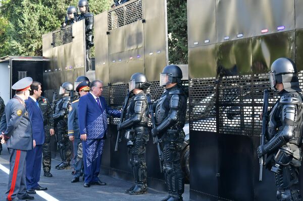 Отдельный отряд милиции специального назначения Шохин - Sputnik Тоҷикистон