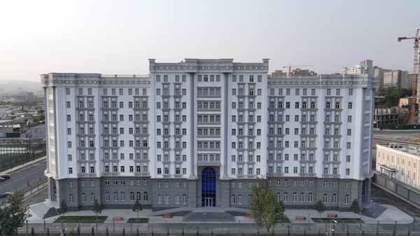 Новое здание Управления Министерства внутренних дел Республики Таджикистан по городу Душанбе. - Sputnik Тоҷикистон