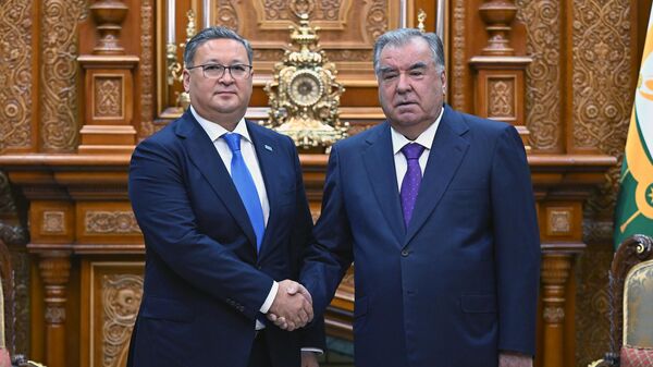 Эмомали Рахмон принял министра иностранных дел Республики Казахстан Мурата Нуртлеу. - Sputnik Таджикистан