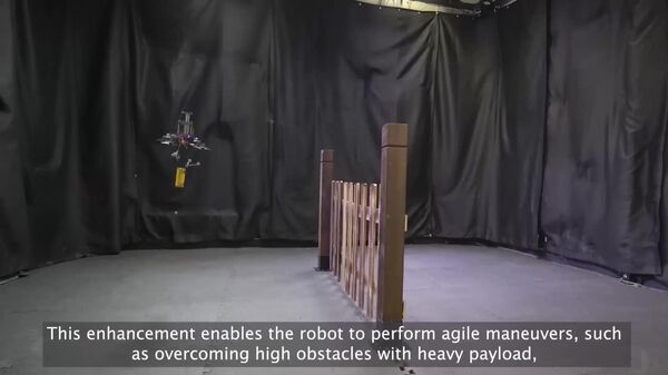 На смену робопсам пришли робокенгуру: инженеры из Гонконга разработали прыгающего робота, который может переносить вес в 9 раз тяжелее себя - Sputnik Таджикистан