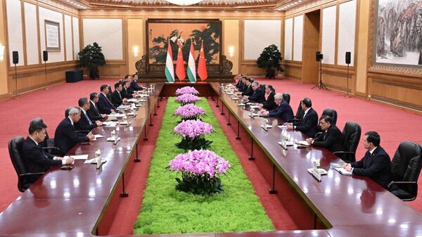 Дар мулоқоти Эмомалӣ Раҳмон ва Си Ҷинпин таъсиси марказҳои хизматрасонии иттилоотию технологӣ (Data center) баррасӣ шуд - Sputnik Тоҷикистон