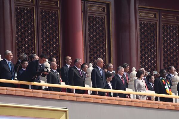 Гости на параде в Пекине. - Sputnik Таджикистан