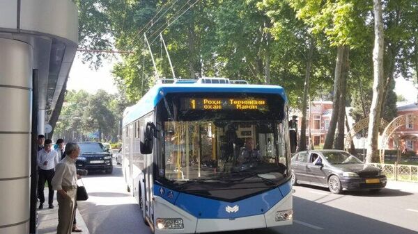 Шарҳи вазорати нақлиёти кишвар дар бораи қатъи ҳаракати троллейбусҳои хатсайри №1 шаҳри Душанбе - Sputnik Тоҷикистон