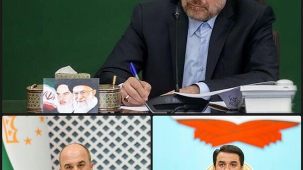 Раиси парлумони Эрон ба Рустами Эмомалӣ ва Файзали Идизода номаи табрикоти фиристонд - Sputnik Тоҷикистон