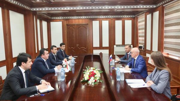 Робитаҳои иқтисодию тиҷоратӣ шаҳри Душанбе бо Русия баррасӣ шуд - Sputnik Тоҷикистон