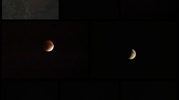 Еще кадры Кровавого лунного затмения от корреспондента @SputnikTj в Душанбе - Sputnik Таджикистан