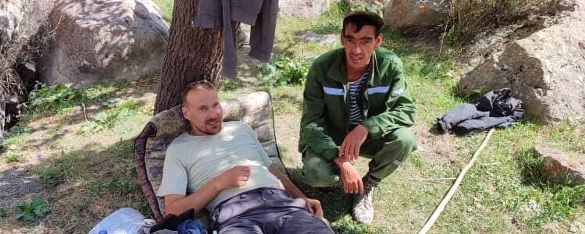 В Таджикистане спасли туриста из России, сломавшего ногу в горах - Sputnik Тоҷикистон, 1920, 12.09.2025