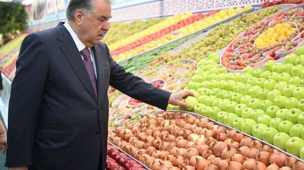 Рахмон ознакомился с работой фермеров Ховалингского района - Sputnik Таджикистан