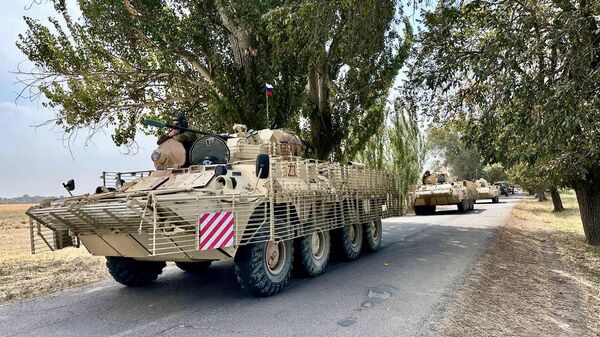 Перегруппировки Коллективных сил ОДКБ в Кыргызскую Республику для участия в учениях Рубеж-2025 - Sputnik Тоҷикистон