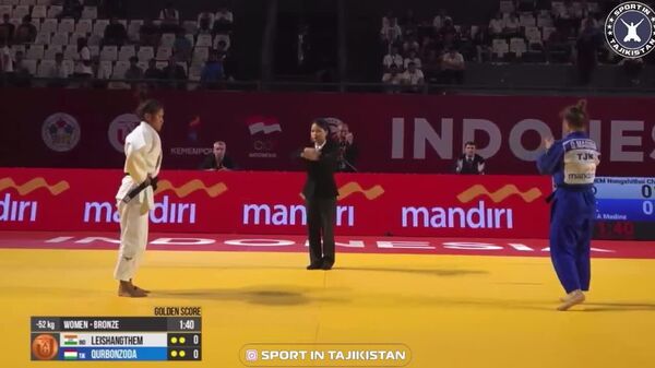 Мадина Қурбонзода медали дуюмашро дар Қаҳрамонии Осиё оид ба ҷудо ба даст овард - Sputnik Тоҷикистон