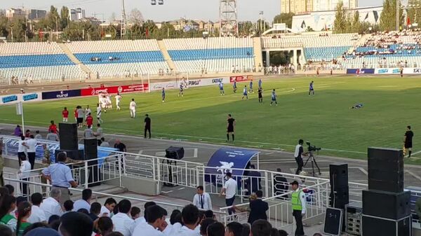 Голи дуюми Регар-ТадАЗ ба дарвоза Эсхата - Sputnik Тоҷикистон