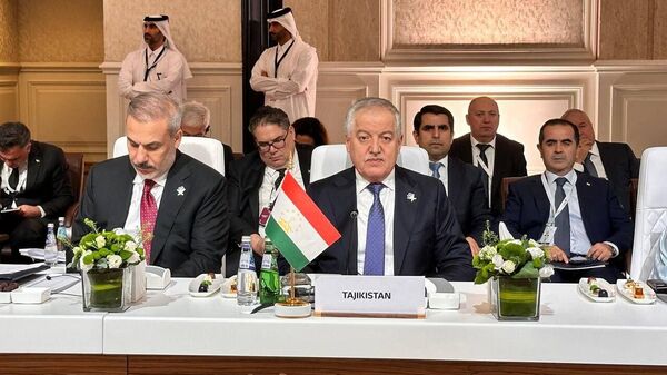Сироҷиддин Муҳриддин дар дар нишасти изтирории вазирони корҳои хориҷии кишварҳои аъзои СҲИ ва арабӣ ширкат кард - Sputnik Тоҷикистон