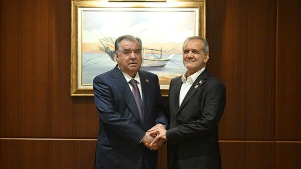 Раҳмон ва Пизишкиён вазъи кунунии мураккаб ва ноустувори минтақаи Ховари Миёна ва ҷаҳони исломро муҳокима намуданд - Sputnik Тоҷикистон