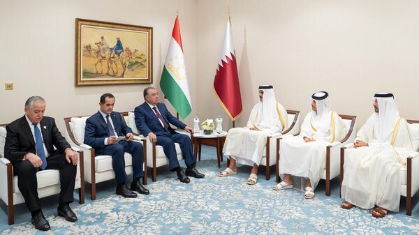  Рабочий визит Эмомали Рахмона в Катар - Sputnik Таджикистан