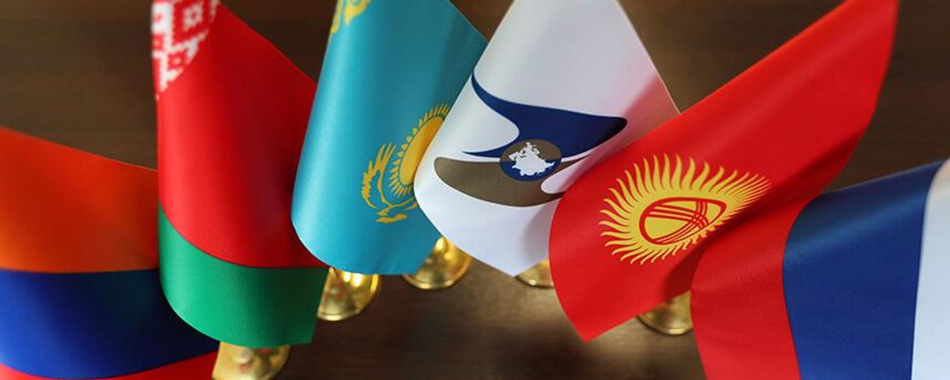 Флаги стран-учасрниц ЕАЭС - Sputnik Тоҷикистон, 1920, 13.10.2025