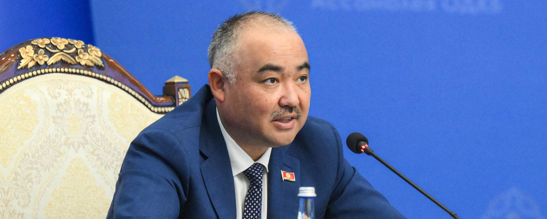 Председатель Жогорку Кенеша Киргизской Республики Нурланбек Тургунбек уулу. Архивное фото - Sputnik Тоҷикистон, 1920, 17.09.2025