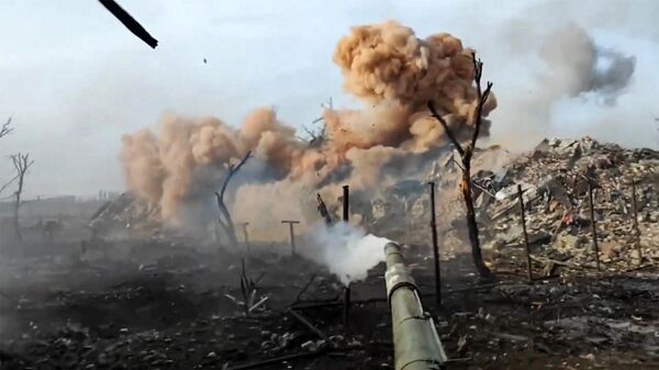 Боевая работа танкистов группировки войск Центр на Покровском направлении. Архивное фото - Sputnik Тоҷикистон