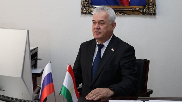 Виртуальная встреча Министра образования и науки Республики Таджикистан Рахима Саидзоды с Министром образования Российской Федерации Сергеем Кравцовым - Sputnik Тоҷикистон