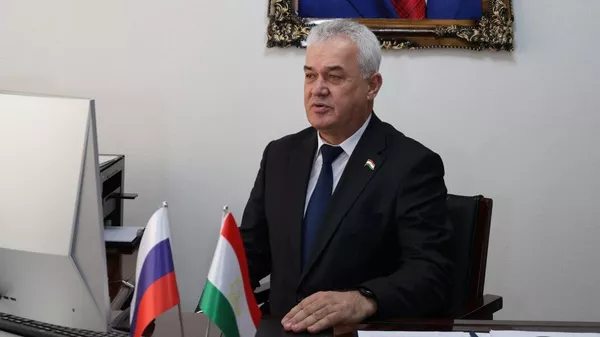 Виртуальная встреча Министра образования и науки Республики Таджикистан Рахима Саидзоды с Министром образования Российской Федерации Сергеем Кравцовым - Sputnik Тоҷикистон