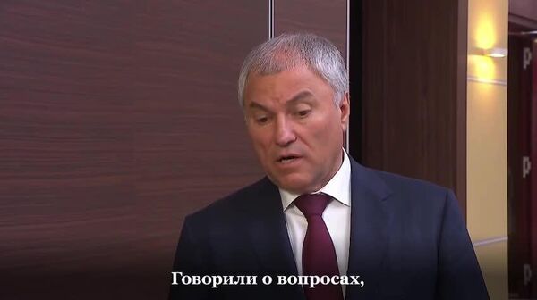 Муҳоҷирони корӣ набояд оилаҳои худро ба Русия биёранд, гуфт Вячеслав Володин, раиси Думаи давлатӣ - Sputnik Тоҷикистон