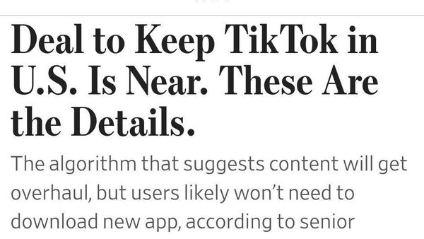 Трамп утвердит сделку по TikTok к концу недели - Sputnik Таджикистан