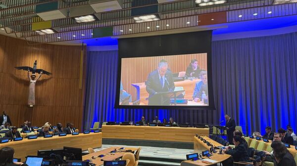 Сироджиддин Мухриддин на Встрече высокого уровня по запуску глобального диалога по управлению искусственным интеллектом - Sputnik Тоҷикистон