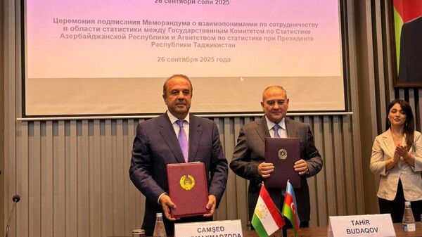 Таджикистан и Азербайджан развивают сотрудничество в области статистики - Sputnik Таджикистан