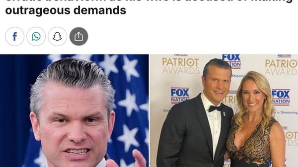 Роҳбари Пентагон аз амнияти худ пас аз кушта шудани Чарли Кирк метарсад, навиштааст Daily Mail - Sputnik Тоҷикистон