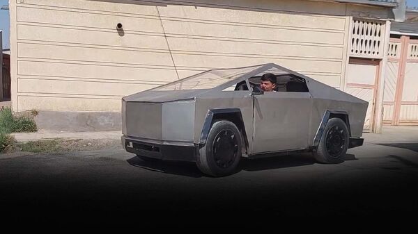 Ихтироъи хонандаи синфи 10 аз Исфара  - мошини Тесла - Sputnik Тоҷикистон