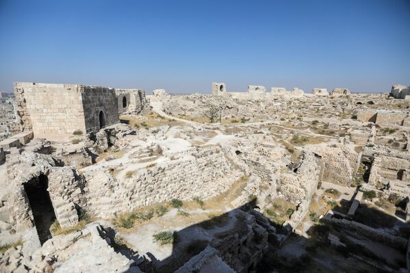 Мероси ҷаҳонии ЮНЕСКО пас аз корҳои барқарорсозӣ, ки дар ҷараёни ҷанги шаҳрвандии Сурия ва заминларзаи феврали соли 2023 хисороти зиёд бардошт, ба рӯи меҳмонон боз шуд. Мероси ҷаҳонии ЮНЕСКО пас аз корҳои барқарорсозӣ, ки дар ҷараёни ҷанги шаҳрвандии Сурия ва заминларзаи феврали соли 2023 хисороти зиёд бардошт, ба рӯи меҳмонон боз шуд. - Sputnik Тоҷикистон