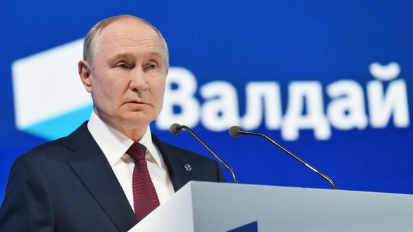 Президент Владимир Путин принял участие в работе дискуссионного клуба Валдай  - Sputnik Тоҷикистон