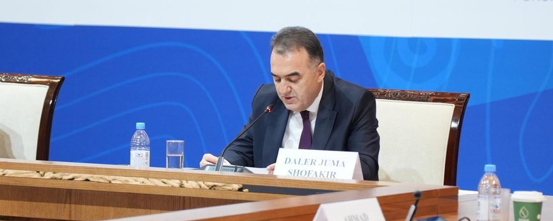 Далер Джума, министр энергетики и водных ресурсов республики Таджикистан. - Sputnik Таджикистан, 1920, 05.10.2025