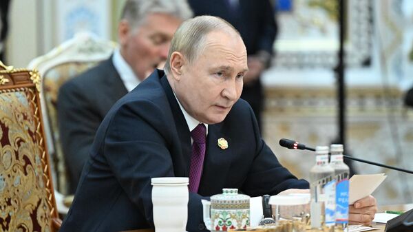 Государственный визит президента Владимира Путина в Таджикистан - Sputnik Тоҷикистон