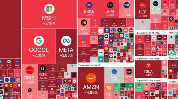 Бозори криптоасъор танҳо дар давоми 24 соат даҳҳо миллиард долларро аз даст дод - Sputnik Тоҷикистон