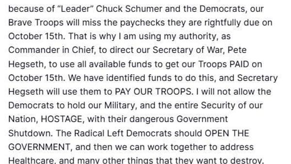 Дональд Трамп пообещал выплатить зарплату военным, несмотря на шатдаун - Sputnik Таджикистан