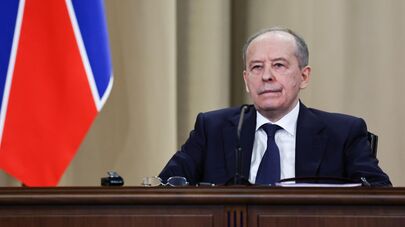Директор Федеральной службы безопасности РФ Александр Бортников на заседании коллегии Федеральной службы безопасности.