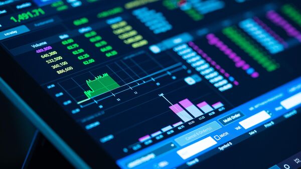 График торговли на фондовом рынке - Sputnik Таджикистан