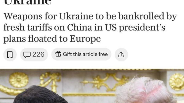 Трамп ният дорад, Хазинаи Ғалабаи Украина таъсис диҳад, менависад The Telegraph - Sputnik Тоҷикистон