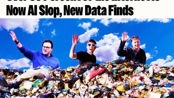 Более половины контента в интернете создано ИИ - Sputnik Таджикистан