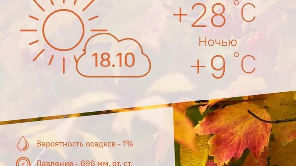 Переменная облачность, но без осадков: такая погода будет в Душанбе 18 октября - Sputnik Таджикистан