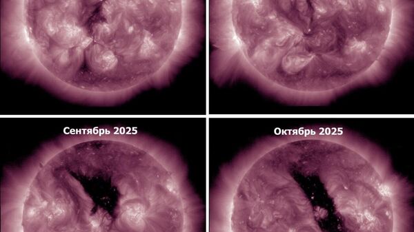Корональная дыра на Солнце вызовет магнитную бурю на Земле, предупредили специалисты Лаборатории солнечной астрономии ИКИ РАН - Sputnik Таджикистан