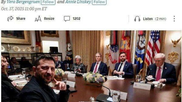 Маъмурияти Трамп, ки ба музокироти нав бо Маскав омодагӣ мебинад, фишор болои Киевро афзоиш додааст, - Wall Street Journal - Sputnik Тоҷикистон