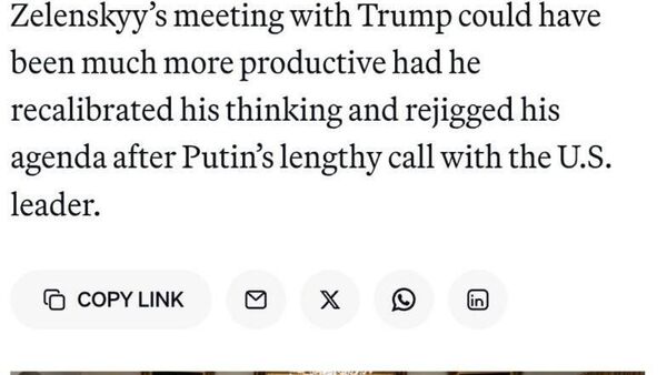 В неудачной встрече с Трампом виноваты завышенные ожидания Зеленского, пишет Politico - Sputnik Таджикистан