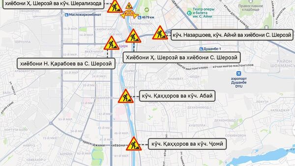 Дар Душанбе рӯгузарҳо ва пулҳои нав сохта мешаванд - Sputnik Тоҷикистон