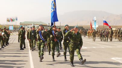 Торжественная церемония открытия учений "Нерушимое братство-2025" и "Барьер-2025" в Таджикистане