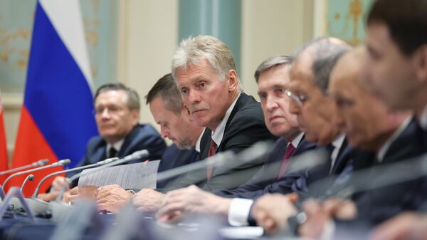 Пресс-секретарь президента РФ Дмитрий Песков. Архивное фото - Sputnik Тоҷикистон