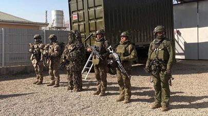 Выставка вооружения стран СНГ и ОДКБ на совместных антитеррористических учениях "Содружество-Антитеррор - 2025" на полигоне Фахробод