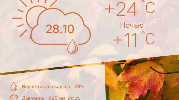 Солнце, но дождь: такая погода будет в Душанбе 28 октября - Sputnik Таджикистан